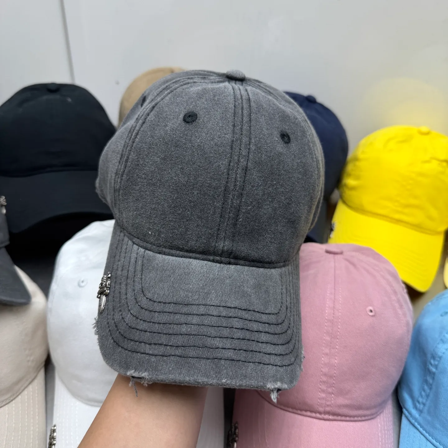 Crow Heart Soft Top Spring and Summer Baseball Cap
